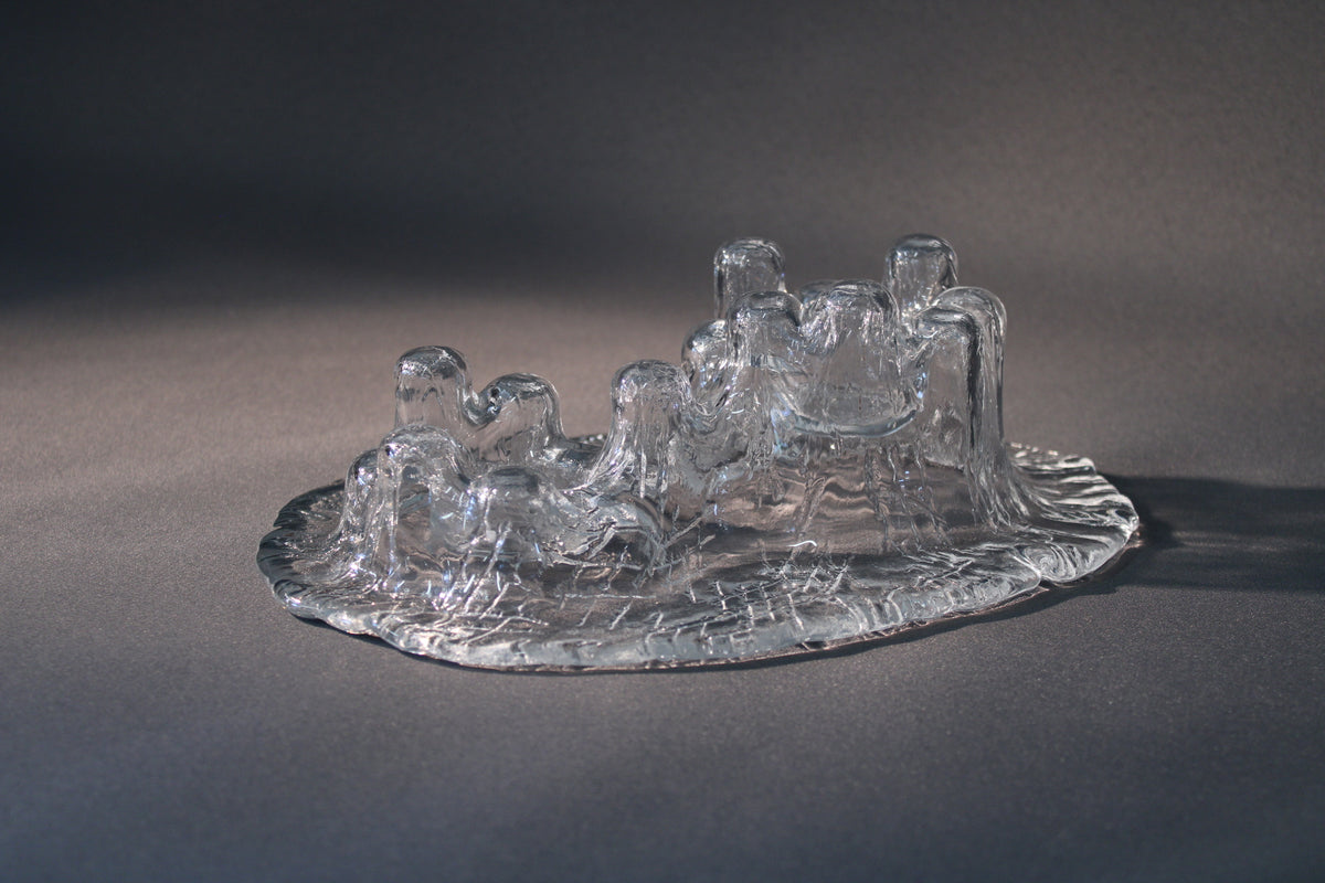 Muurlan Castello tealight holder – clear vintage glass