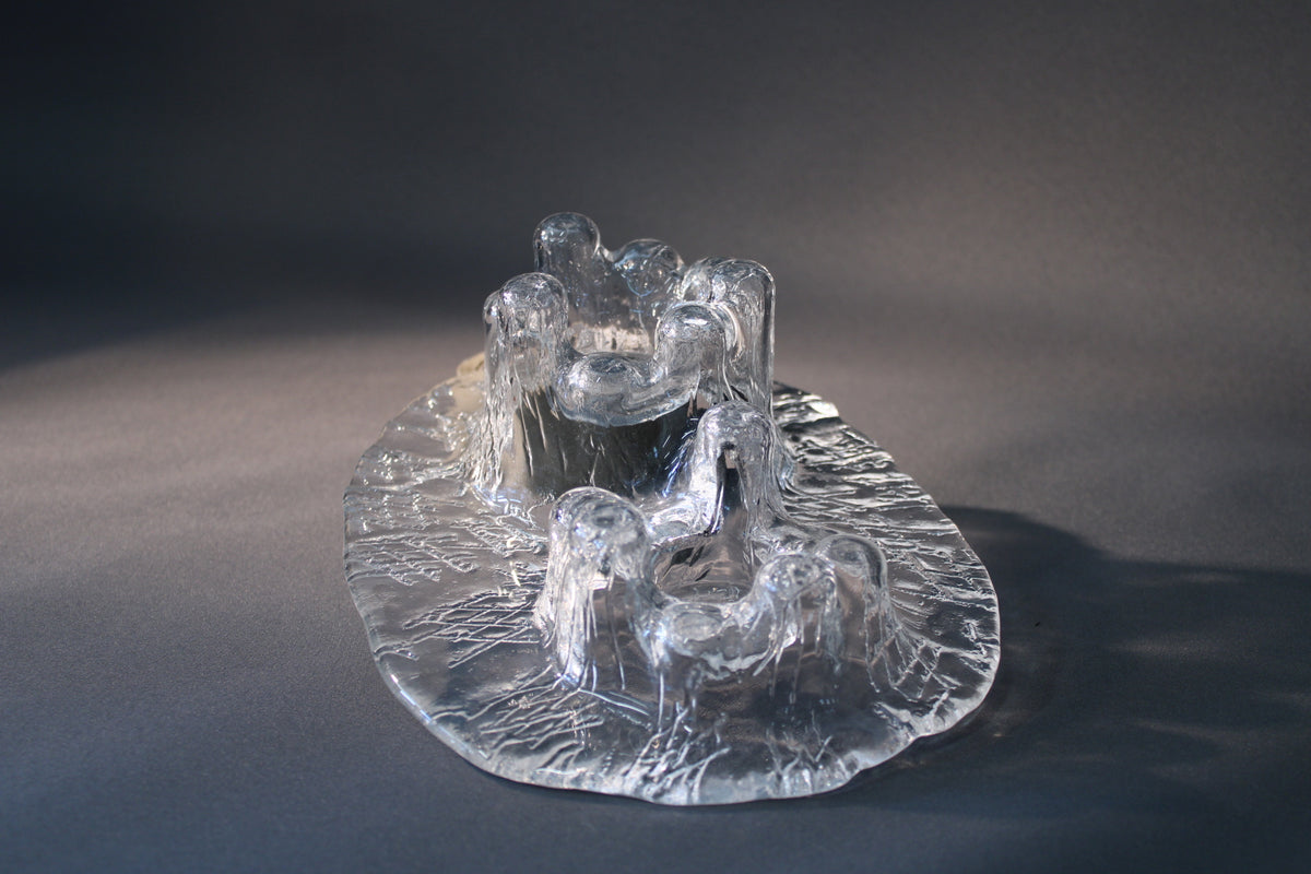 Muurlan Castello tealight holder – clear vintage glass