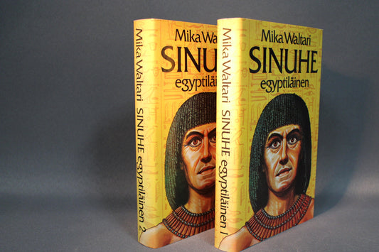Mika Waltari Sinuhe egyptiläinen kirja osat 1 ja 2, etukannet