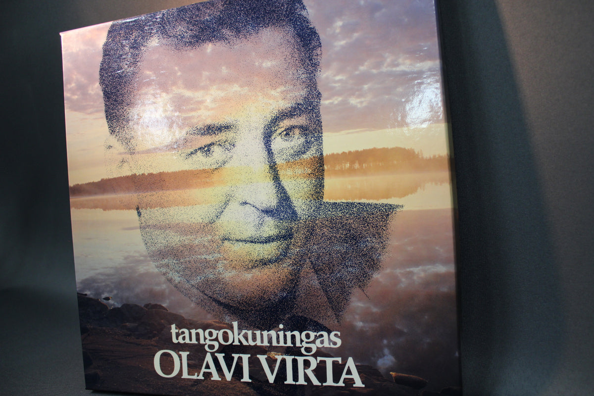 Olavi Virta Tangokuningas LP-levy, kansikuva